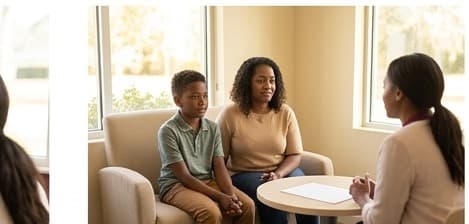 Patient, caregiver, and community health worker in a supportive care setting