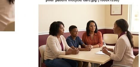 Family supporting a young person during post-crisis recovery